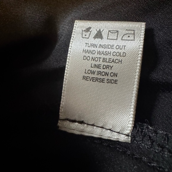 Sincerely Jules Elegant Black Satin Gown Size Medium.   #183 - Picture 13 of 13